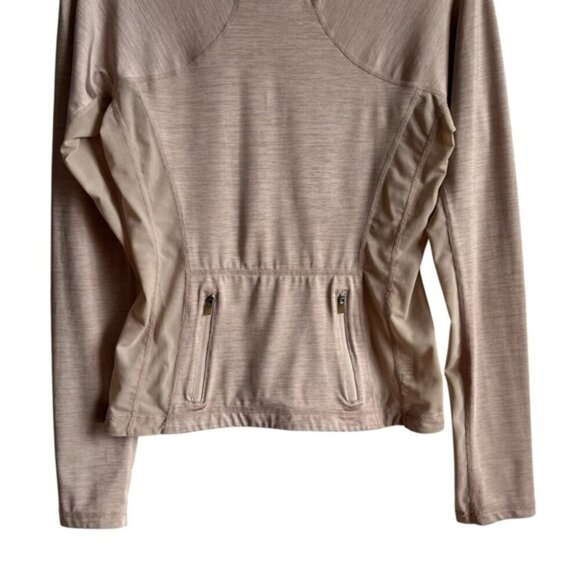 Lululemon Catch Me Air Jacket Size 6 Champagne Cream - Picture 9 of 12